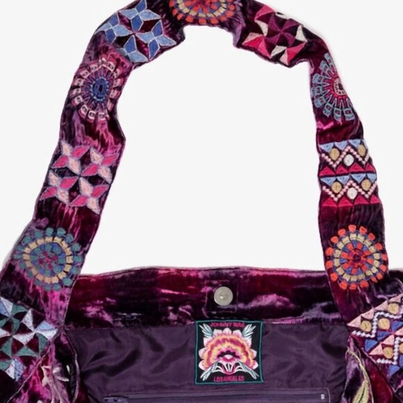 Johnny Was Multicolor Floral Tote Bag - Picture 3 of 9